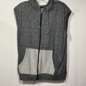 Brooklyn Xpress Gray Zip-Up Hoodie